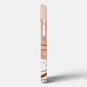 Elegante Marmor Rose Gold Case-Mate iPhone Hülle (Rückseite / Links)