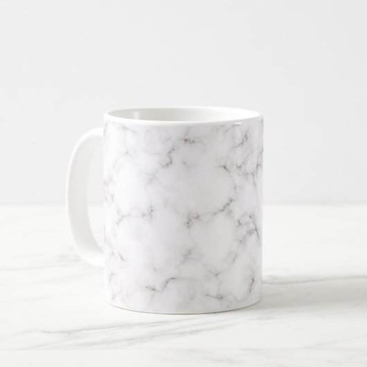 Elegante Marmorart Kaffeetasse (Vorderseite Links)