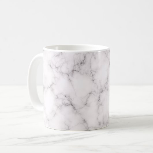 Elegante Marmorart Kaffeetasse (Vorderseite Links)