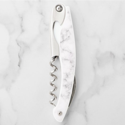 Elegante Marmorart Kellnermesser (Vorderseite)