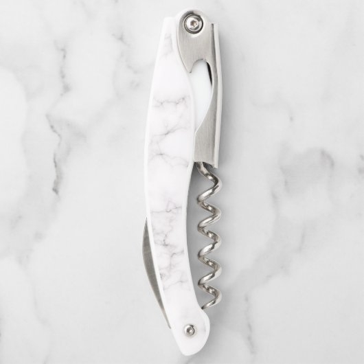 Elegante Marmorart Kellnermesser (Rückseite)