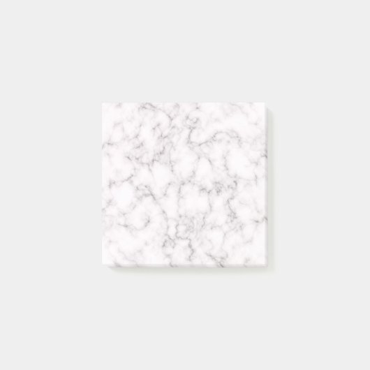 Elegante Marmorart Post-it Klebezettel (Vorderseite)