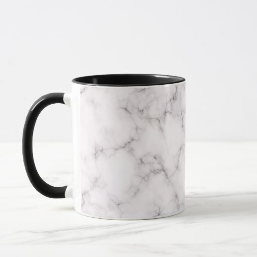 Elegante Marmorart Tasse (Links)