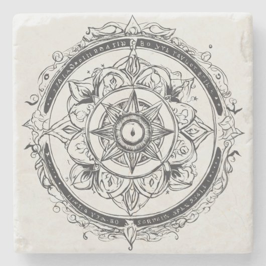 "Elegante Marmordesigns: Zeitlose Schönheit für al Steinuntersetzer (Vorderseite)