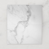 Elegante Marmorfalte Platzkarten (Außenseite Aufgefaltet)