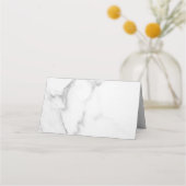 Elegante Marmorfalte Platzkarten (Vorderseite)