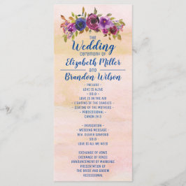Elegante Marmorkletterhochzeit Programm
