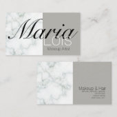 Elegante Marmorkunst Visitenkarte (Vorne/Hinten)