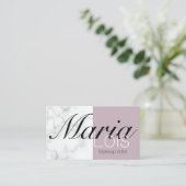 Elegante Marmorkunst Visitenkarte (Stehend Vorderseite)