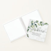 Elegante Marmorpfeiler Eukalyptus - unsere Eimerli Notizblock (Innenseite)