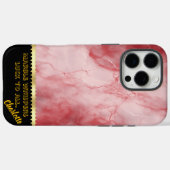 Elegante Marmorstruktur mit atemberaubenden Adern Case-Mate iPhone Hülle (Rückseite (Horizontal))