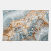 Elegante Marmortextur Geschirrtuch (Horizontal)