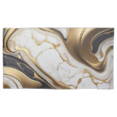 Elegante Marmortextur Kissenbezug (Vorderseite)