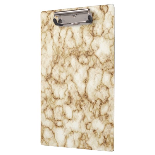 Elegante Marmortextur Klemmbrett (Links)