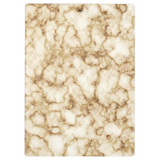 Elegante Marmortextur Klemmbrett (Rückseite)