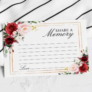 Elegante Marsala Rose Beerdigung gemeinsam mit ein RSVP Karte