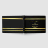 Elegante Masculine Gästebuch (Voll)