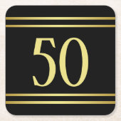 Elegante Masculine Rechteckiger Pappuntersetzer (Vorderseite)