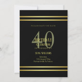 Elegante Masculine Save The Date (Rückseite)