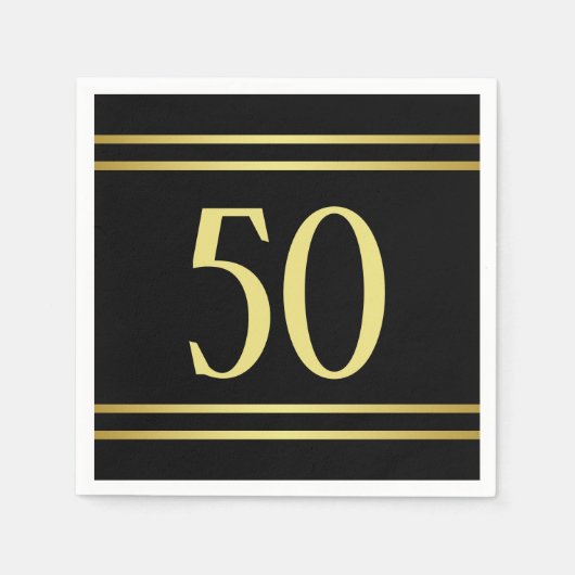 Elegante Masculine Serviette (Vorderseite)