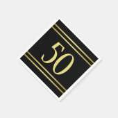 Elegante Masculine Serviette (Ecke)