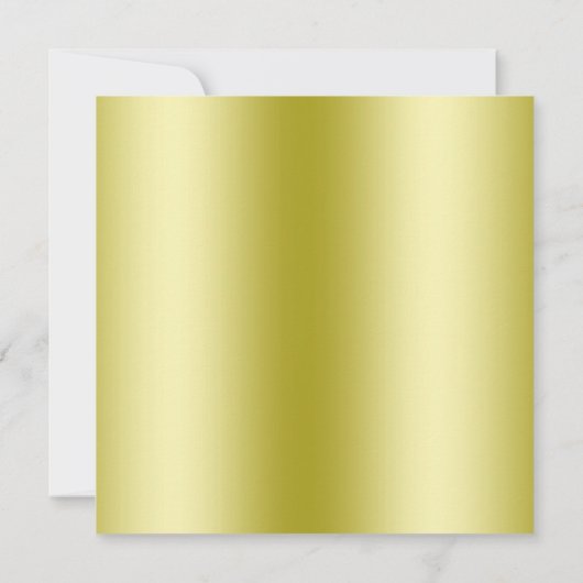 Elegante Maskuline Schwarz & Gold Geburtstag Einladung (Rückseite)