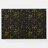 Elegante Masquerade und Weiße Rose Gästebuch (Rückseite)