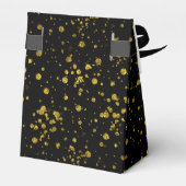 Elegante Masquerade und Weiße Rose Geschenkschachtel (Rückseite)