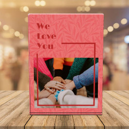 Elegante, maßgeschneiderte Geschenke für Freunde,  Fotoblock