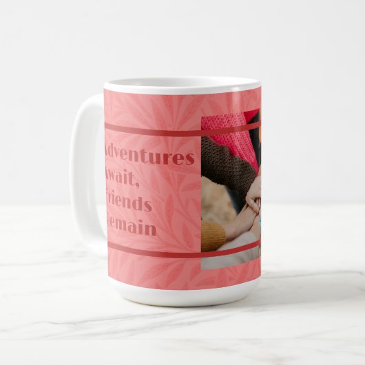 Elegante, maßgeschneiderte Geschenke für Freunde,  Kaffeetasse (Vorderseite Links)