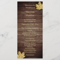 Elegante, maßgeschneiderte Hochzeitsprogramme für 