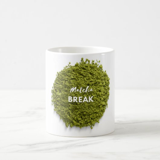 Elegante Matcha-Pause-Tasse Kaffeetasse (Mittel)