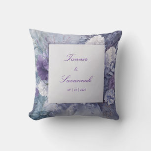 Elegante Mattierte Lavendelhochzeit Kissen