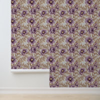 Elegante Mauve und goldene Blume blühen