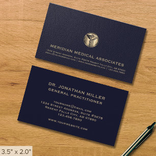 Elegante Medical Business Card Visitenkarte