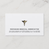 Elegante Medical Business Card Visitenkarte (Vorderseite)