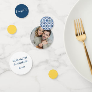 Elegante mediterrane Lemon-Hochzeit Konfetti