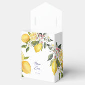 Elegante mediterrane Zitronen-Hochzeit in Urlaubso Geschenkschachtel (Geöffnet)
