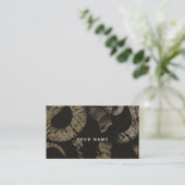 Elegante Medusa Snakes Luxuriöse Kunst Visitenkarte (Stehend Vorderseite)