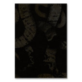 Elegante Medusa Snakes Luxury Art Wedding Tischnummer (Rückseite)