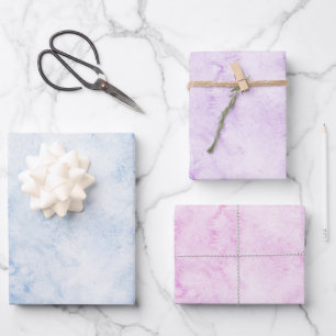 Elegante Mehrfarbigkeit Geschenkpapier Set