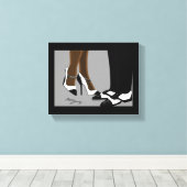 Elegante, mehrstöckige Canvas Print Leinwanddruck (Insitu (Holzboden))