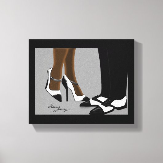 Elegante, mehrstöckige Canvas Print Leinwanddruck (Vorderseite)