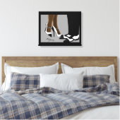 Elegante, mehrstöckige Canvas Print Leinwanddruck (Insitu (Schlafzimmer))