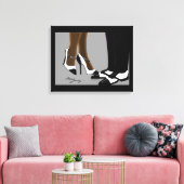 Elegante, mehrstöckige Canvas Print Leinwanddruck (Insitu (Wohnzimmer))