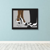 Elegante, mehrstöckige Canvas Print Leinwanddruck (Insitu (Holzboden))