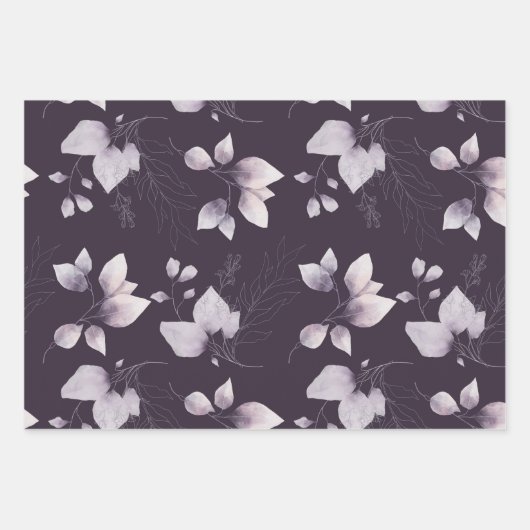 Elegante Mehrzweckblume Geschenkpapier Set (Vorderseite 2)