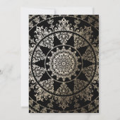 Elegante Meilenstein - Il Museo in erba Einladung (Rückseite)