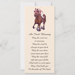 Elegante Memorial Service Card