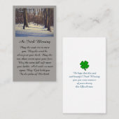 Elegante Memorial Sympathy Card Visitenkarte (Vorne/Hinten)